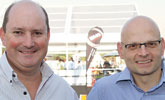 BMG’s new CEO, Byron Nichles (right) with Charles Walters.